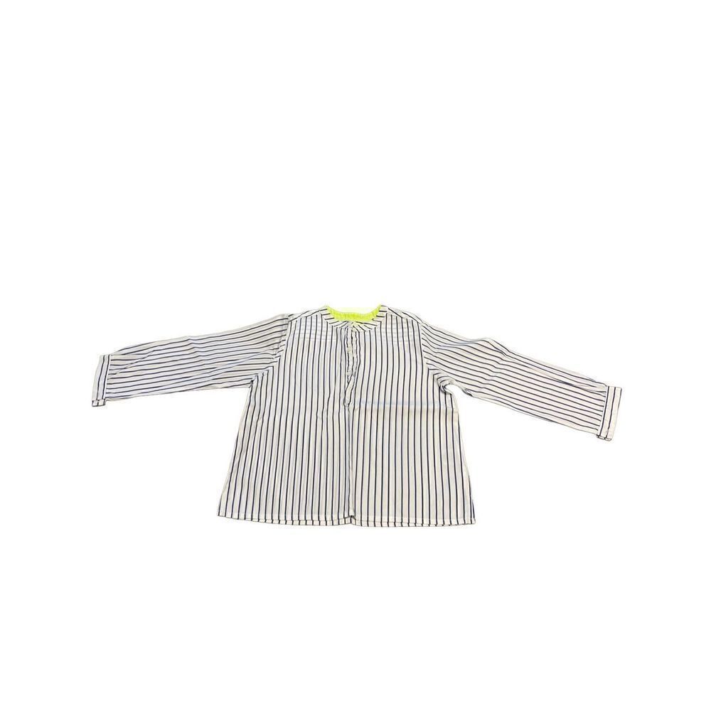 Livly white blue stripes button down shirt top 3t
